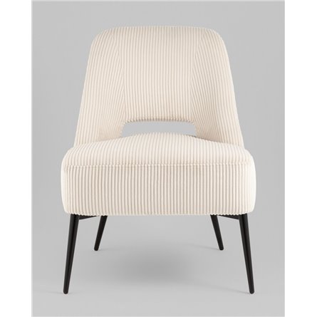 Кресло|Stool Group|Бостон велюр рельефный молочный