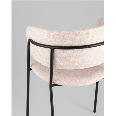 Кресло|Stool Group|Нэлли New буклированный велюр бежевый