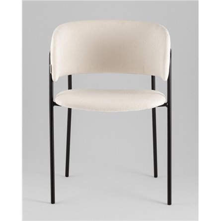 Кресло|Stool Group|Нэлли New буклированный велюр белый