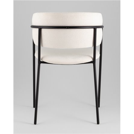 Кресло|Stool Group|Нэлли New буклированный велюр белый