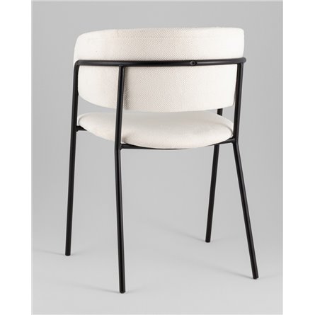 Кресло|Stool Group|Нэлли New буклированный велюр белый