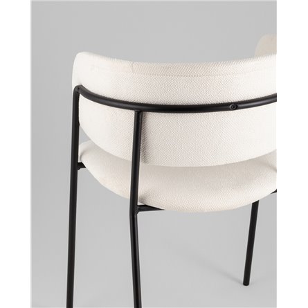 Кресло|Stool Group|Нэлли New буклированный велюр белый