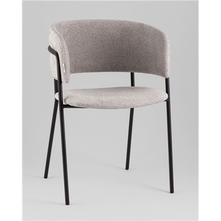 Кресло|Stool Group|Нэлли New буклированный велюр серый