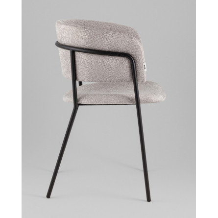 Кресло|Stool Group|Нэлли New буклированный велюр серый