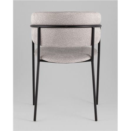 Кресло|Stool Group|Нэлли New буклированный велюр серый