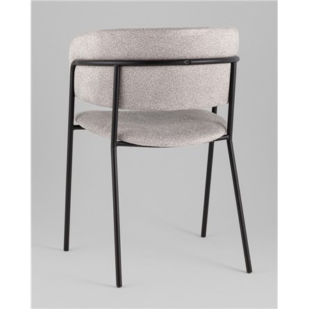 Кресло|Stool Group|Нэлли New буклированный велюр серый