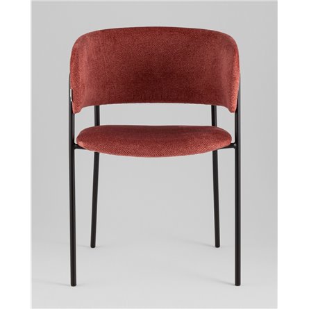 Кресло|Stool Group|Нэлли New буклированный велюр терракотовый