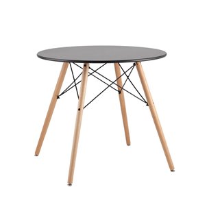 Стол круглый EAMES DSW NEW D=80 черный