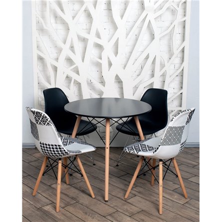 Стол|Stool Group|EAMES DSW NEW D80 черный