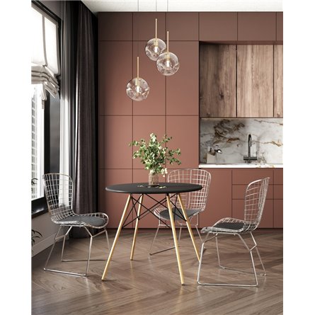 Стол|Stool Group|EAMES DSW NEW D80 черный