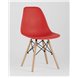 Стул|Stool Group|Eames Style DSW красный пластик, стальной каркас, натуральный массив бука Стул|Stool Group|Eames Style DSW красный пластик, стальной каркас, натуральный массив бука