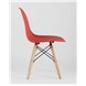 Стул|Stool Group|Eames Style DSW красный пластик, стальной каркас, натуральный массив бука Стул|Stool Group|Eames Style DSW красный пластик, стальной каркас, натуральный массив бука