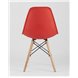 Стул|Stool Group|Eames Style DSW красный пластик, стальной каркас, натуральный массив бука Стул|Stool Group|Eames Style DSW красный пластик, стальной каркас, натуральный массив бука