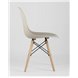 Комплект из четырех стульев|Stool Group|Eames Style DSW бежевый пластик, стальной каркас, натуральный массив бука Комплект из четырех стульев|Stool Group|Eames Style DSW бежевый пластик, стальной каркас, натуральный массив бука