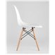 Комплект из четырех стульев|Stool Group|Eames Style DSW белый пластик, стальной каркас, натуральный массив бука Комплект из четырех стульев|Stool Group|Eames Style DSW белый пластик, стальной каркас, натуральный массив бука