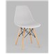 Комплект из четырех стульев|Stool Group|Eames Style DSW светло-серый пластик, стальной каркас, натуральный массив бука Комплект из четырех стульев|Stool Group|Eames Style DSW светло-серый пластик, стальной каркас, натуральный массив бука
