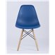 Комплект из четырех стульев|Stool Group|Eames Style DSW синий пластик, стальной каркас, натуральный массив бука Комплект из четырех стульев|Stool Group|Eames Style DSW синий пластик, стальной каркас, натуральный массив бука