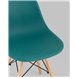 Стул|Stool Group|Eames Style DSW темно-бирюзовый пластик, стальной каркас, натуральный массив бука Стул|Stool Group|Eames Style DSW темно-бирюзовый пластик, стальной каркас, натуральный массив бука