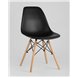 Комплект из четырех стульев|Stool Group|Eames Style DSW черный пластик, стальной каркас, натуральный массив бука Комплект из четырех стульев|Stool Group|Eames Style DSW черный пластик, стальной каркас, натуральный массив бука