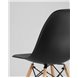 Комплект из четырех стульев|Stool Group|Eames Style DSW черный пластик, стальной каркас, натуральный массив бука Комплект из четырех стульев|Stool Group|Eames Style DSW черный пластик, стальной каркас, натуральный массив бука