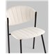 Стул|Stool Group|Харпер ткань рогожка молочный ножки металл черные Стул|Stool Group|Харпер ткань рогожка молочный ножки металл черные
