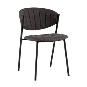 Стул Харпер ткань рогожка тёмно-серый