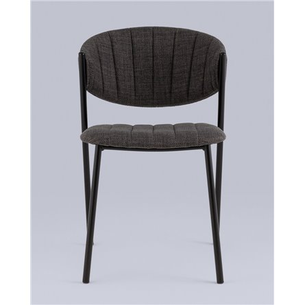 Стул|Stool Group|Харпер ткань рогожка тёмно-серый ножки металл черные