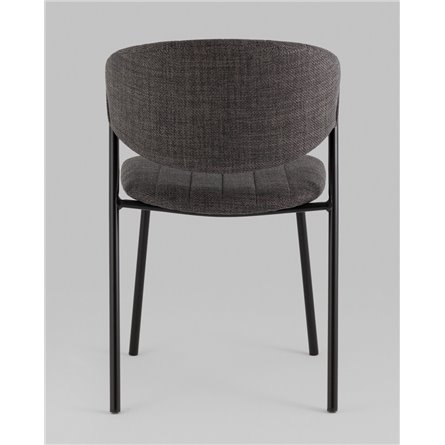 Стул|Stool Group|Харпер ткань рогожка тёмно-серый ножки металл черные