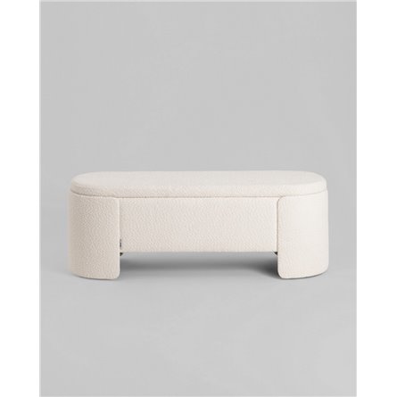 Банкетка|Stool Group|Taks с местом для хранения букле белый