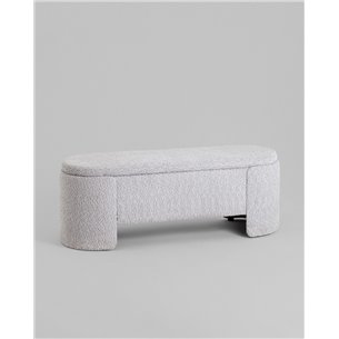 Банкетка|Stool Group|Taks с местом для хранения букле светло-серый