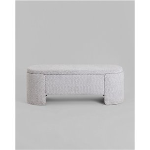 Банкетка|Stool Group|Taks с местом для хранения букле светло-серый