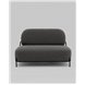 Прямой диван|Stool Group|Стоун new ткань букле тёмно-серый Прямой диван|Stool Group|Стоун new ткань букле тёмно-серый