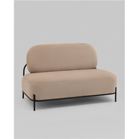 Диван прямой|Stool Group|Стоун велюр рельефный бежевый