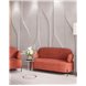 Диван прямой|Stool Group|Кэнди ткань букле коралловый Диван прямой|Stool Group|Кэнди ткань букле коралловый