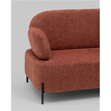 Диван прямой|Stool Group|Кэнди ткань букле коралловый