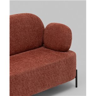 Диван прямой|Stool Group|Кэнди ткань букле коралловый