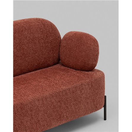 Диван прямой|Stool Group|Кэнди ткань букле коралловый