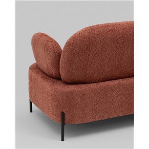 Диван прямой|Stool Group|Кэнди ткань букле коралловый