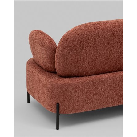 Диван прямой|Stool Group|Кэнди ткань букле коралловый