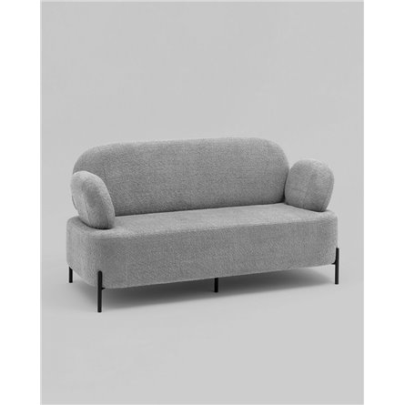 Диван прямой|Stool Group|Кэнди ткань букле светло-серый