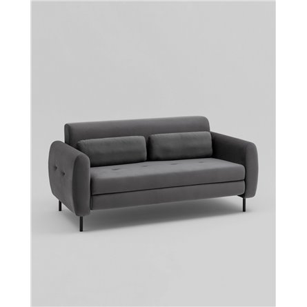 Прямой диван|Stool Group|Барнаби велюр светло-серый