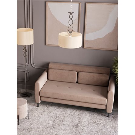 Прямой диван|Stool Group|Барнаби велюр серый