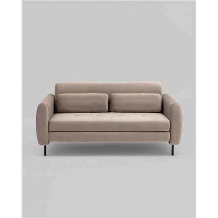 Прямой диван|Stool Group|Барнаби велюр серый