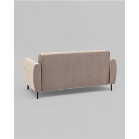 Прямой диван|Stool Group|Барнаби велюр серый