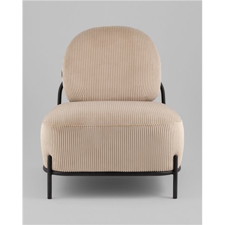 Кресло|Stool Group|Стоун велюр рельефный бежевый