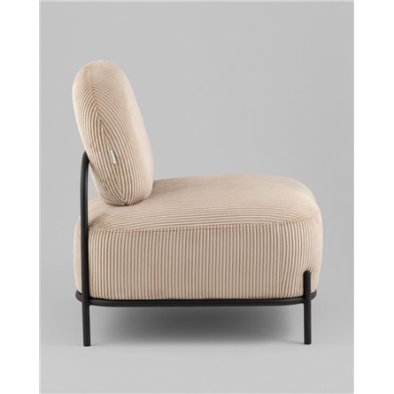 Кресло|Stool Group|Стоун велюр рельефный бежевый