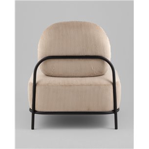 Кресло|Stool Group|Стоун велюр рельефный бежевый