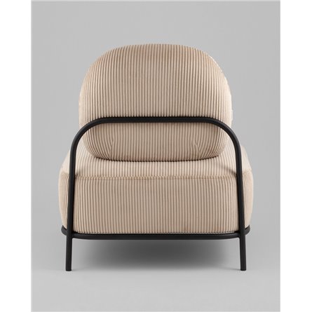 Кресло|Stool Group|Стоун велюр рельефный бежевый