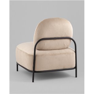 Кресло|Stool Group|Стоун велюр рельефный бежевый