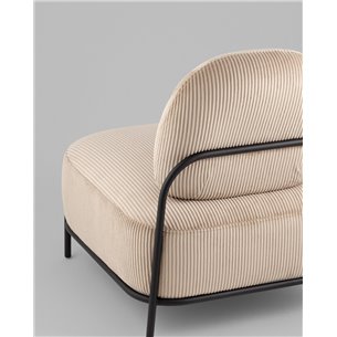 Кресло|Stool Group|Стоун велюр рельефный бежевый